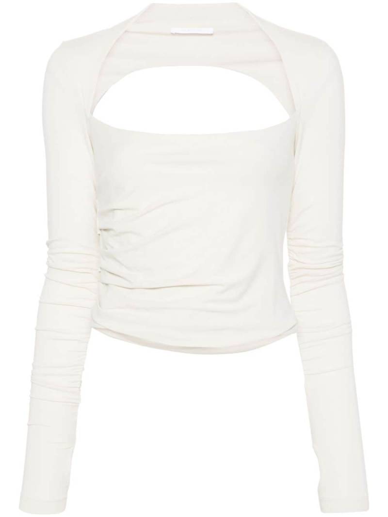 Helmut Lang Shrug convertible top - Neutrals von Helmut Lang