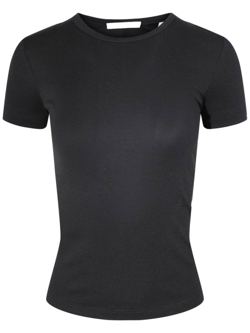 Helmut Lang Shrunken ribbed-knit top - Black von Helmut Lang