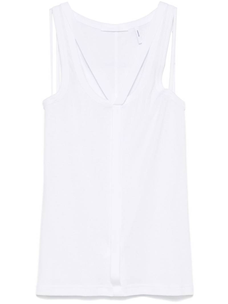 Helmut Lang Strap Racer tank top - White von Helmut Lang