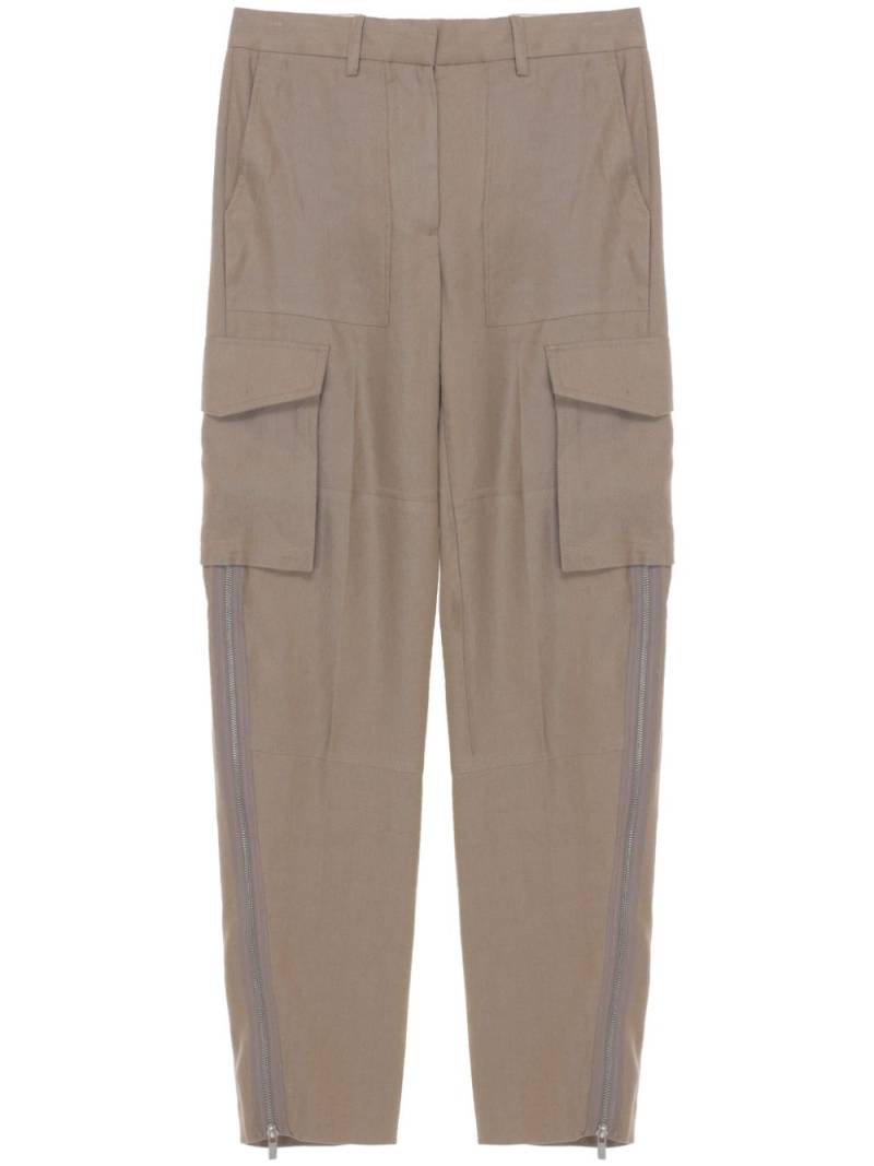 Helmut Lang cargo-pocket trousers - Brown von Helmut Lang