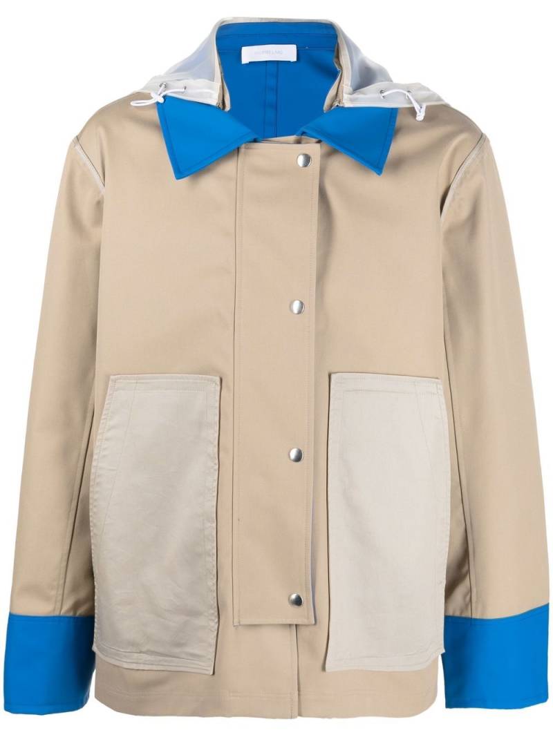 Helmut Lang colour-block single-breasted jacket - Neutrals von Helmut Lang