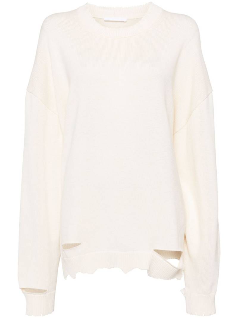 Helmut Lang distressed jumper - Neutrals von Helmut Lang