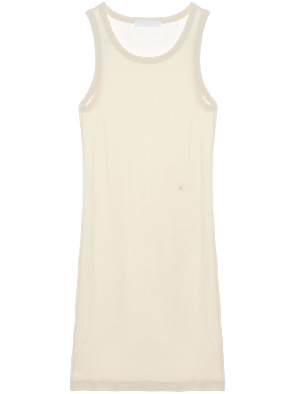 Helmut Lang fine-ribbed tank minidress - Neutrals von Helmut Lang