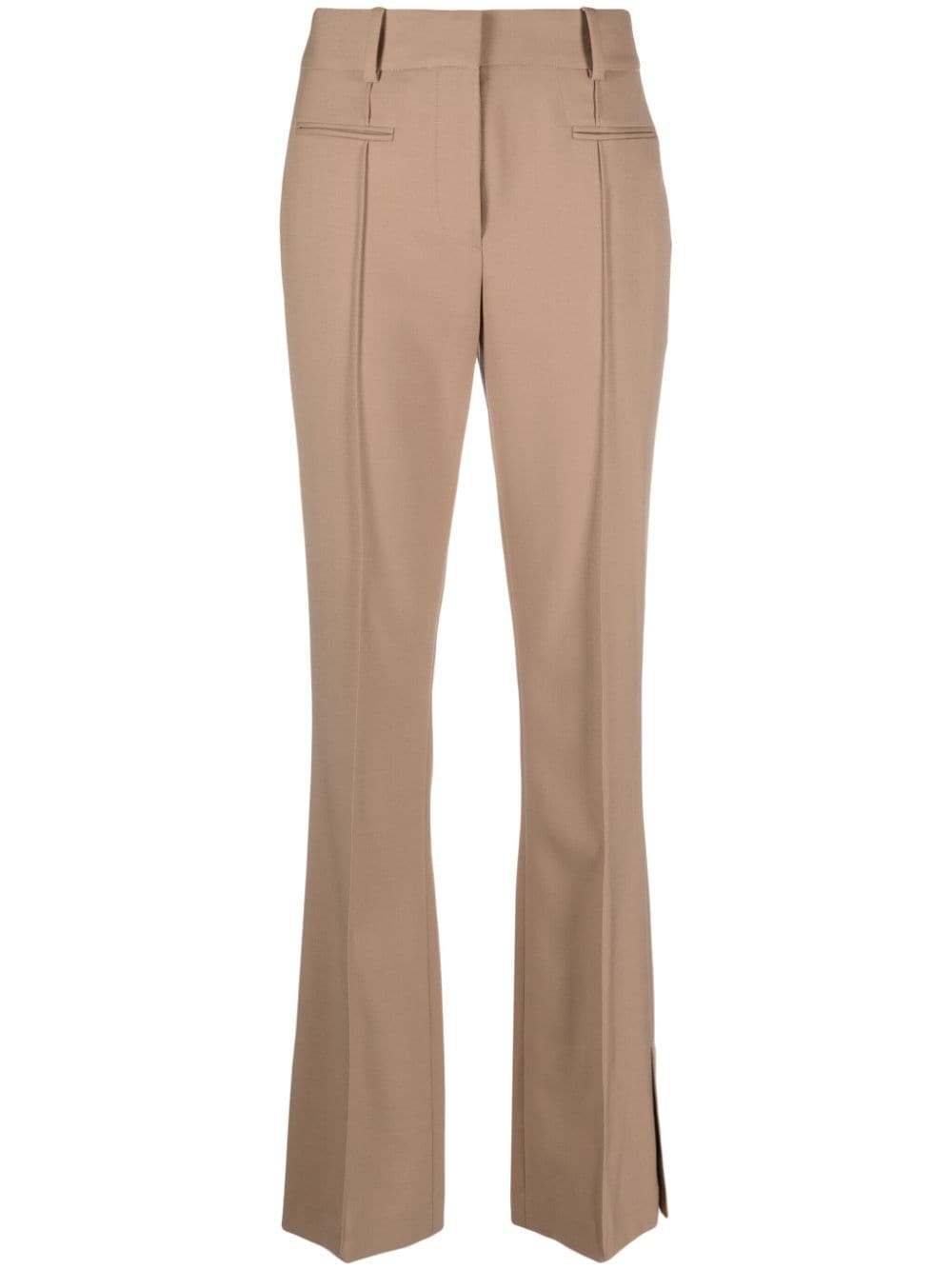 Helmut Lang flared tailored trousers - Brown von Helmut Lang