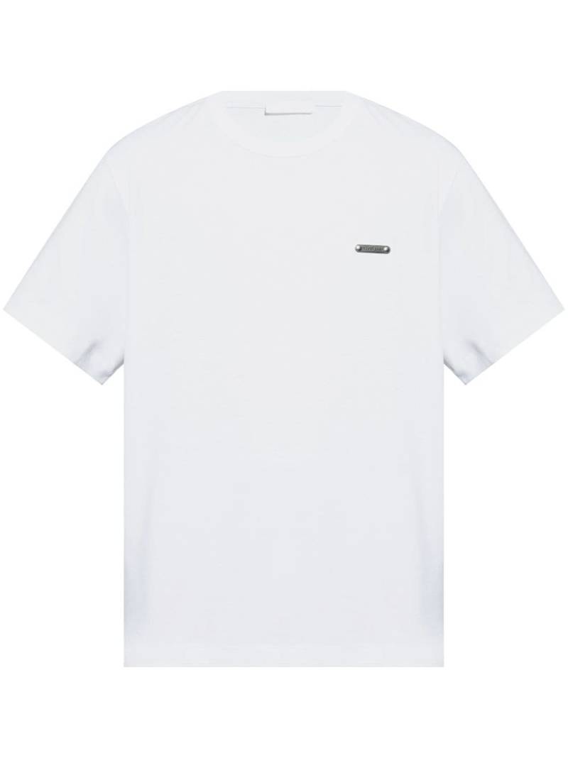 Helmut Lang logo plaque cotton T-shirt - White von Helmut Lang