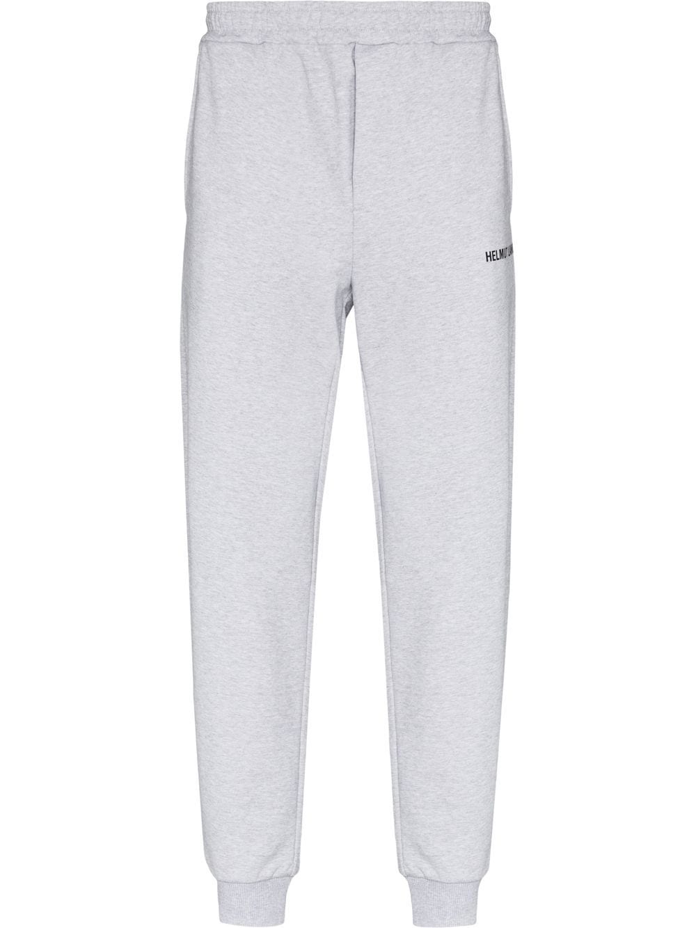 Helmut Lang logo-print tapered track pants - Grey von Helmut Lang