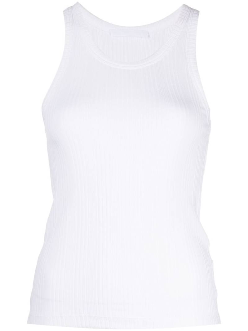 Helmut Lang scoop-neck sleeveless top - White von Helmut Lang