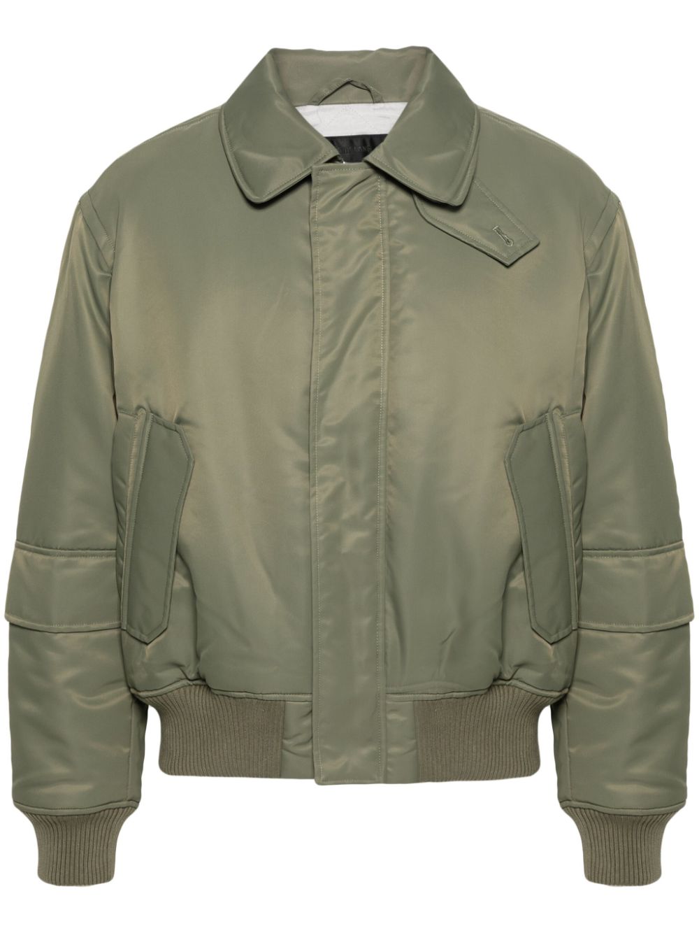 Helmut Lang sleeve-pockets padded jacket - Green von Helmut Lang