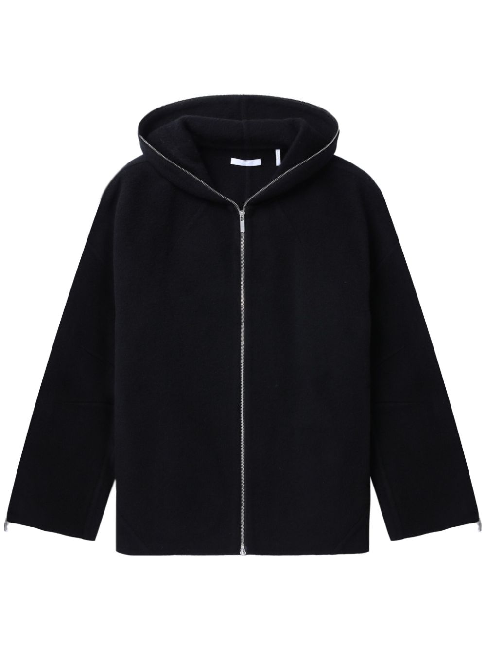 Helmut Lang zip-up hooded jacket - Black von Helmut Lang