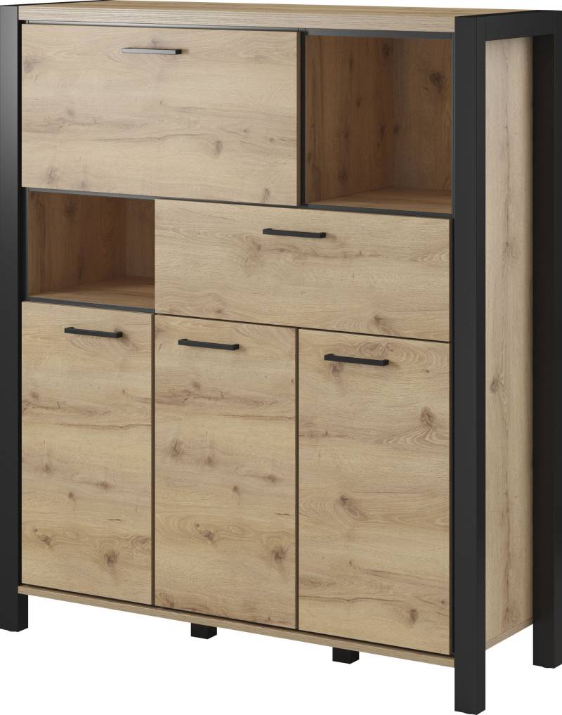 Home affaire Highboard »Aktiv«, Breite 120 cm von home affaire