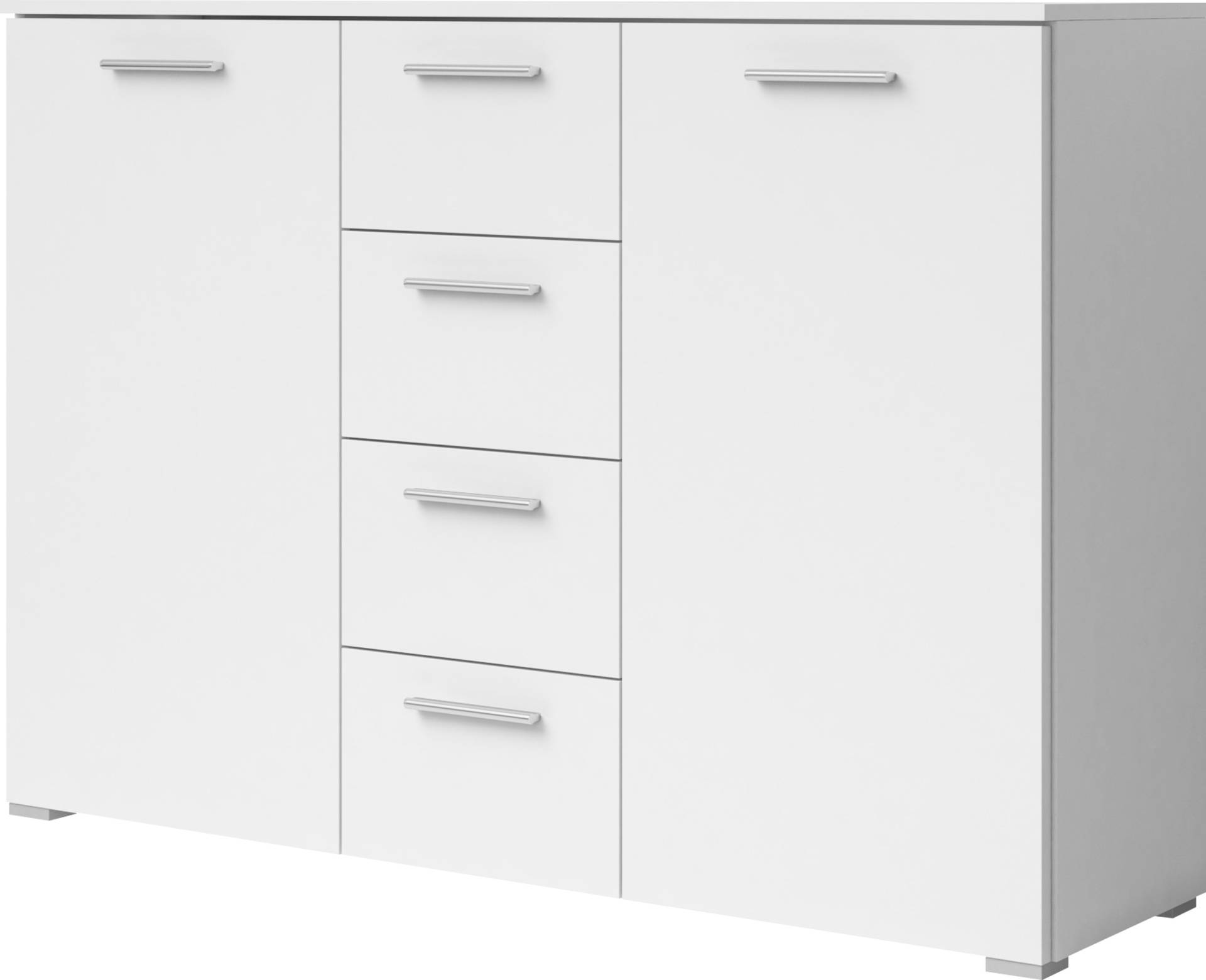 INOSIGN Kombikommode »Beta Breite 132 cm, zeitlose Schubladenkommode, Anrichte«, Sideboard, viel Stauraum, 2-türig 4 Schubladen, 132x38x93cm von INOSIGN