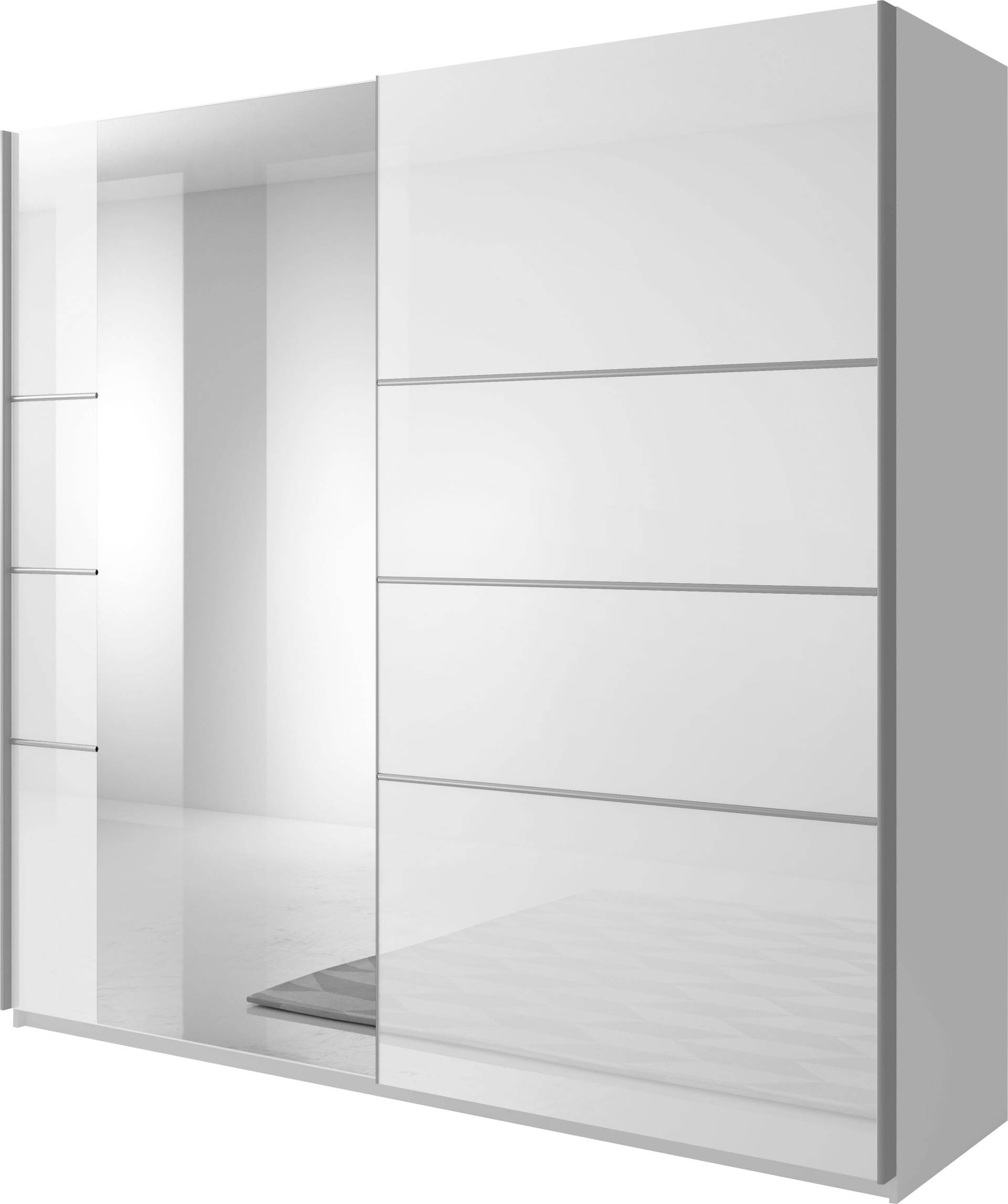INOSIGN Schwebetürenschrank »Beta Schiebetürenschrank Kleiderschrank Wäscheschrank«, mit Spiegel, INKLUSIVE kompletter Innenausstattung, Front in Hochglanz INOSIGN Schwebetürenschrank »Beta Schiebetürenschrank Kleiderschrank Wäscheschrank«, mit Spiegel, INKLUSIVE kompletter Innenausstattung, Front in Hochglanz von INOSIGN