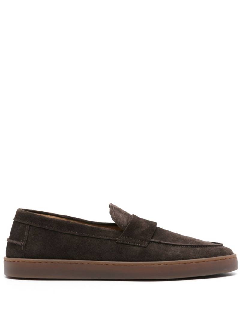 Henderson Baracco almond suede loafers - Brown von Henderson Baracco