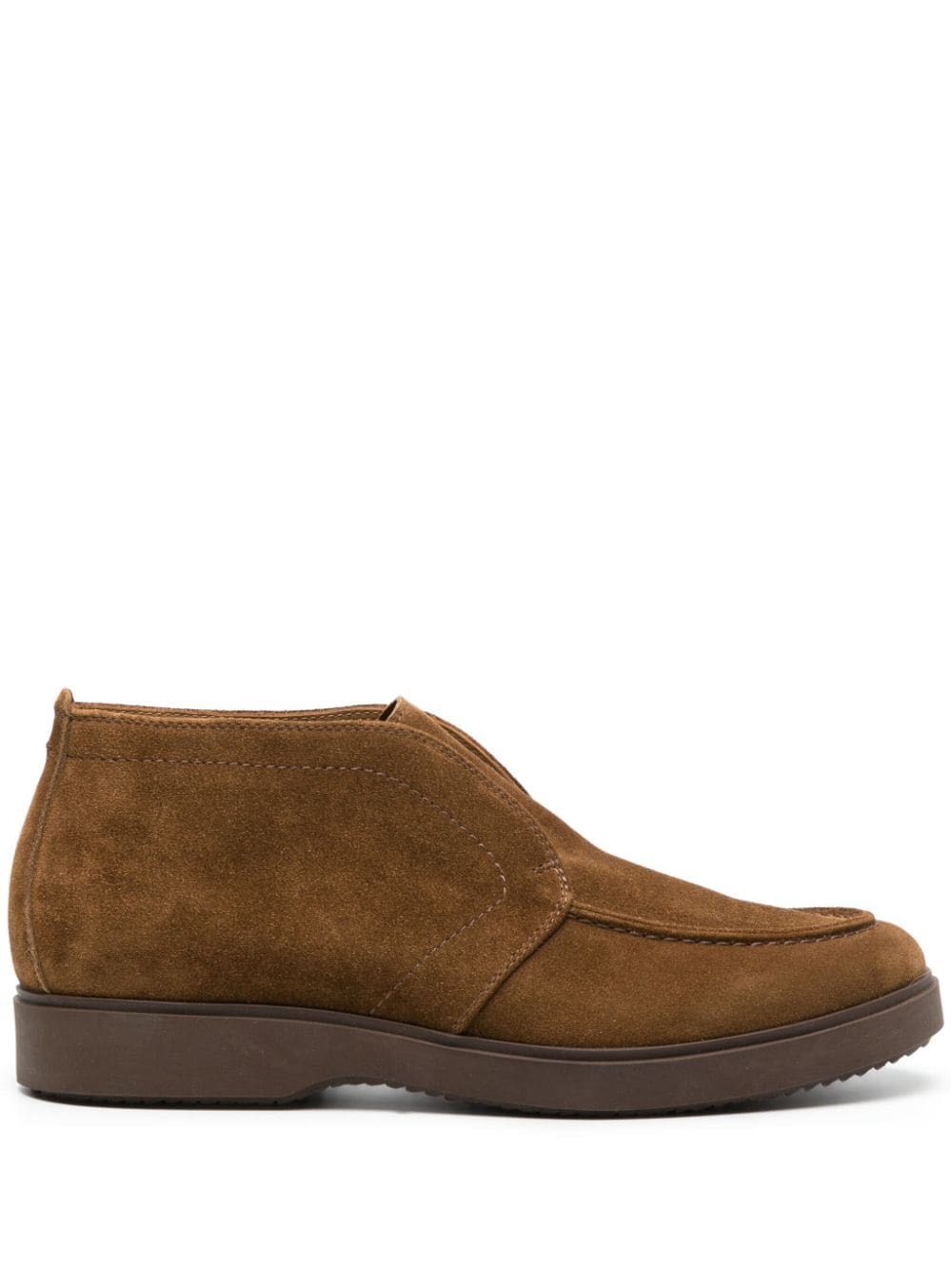 Henderson Baracco almond-toe suede ankle boots - Brown von Henderson Baracco