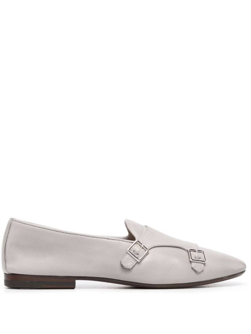 Henderson Baracco buckle-detail leather loafers - Grey von Henderson Baracco