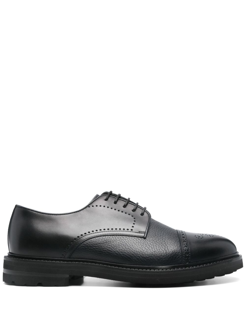 Henderson Baracco leather brogues - Black von Henderson Baracco