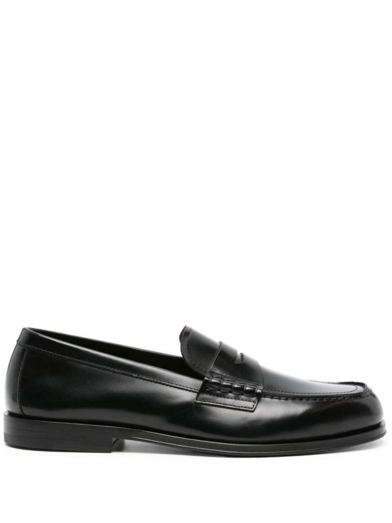 Henderson Baracco leather penny loafers - Black von Henderson Baracco