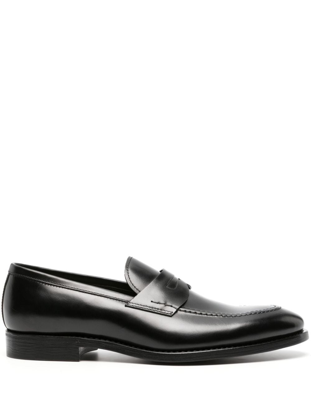 Henderson Baracco penny-slot leather loafers - Black von Henderson Baracco