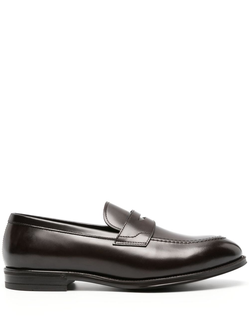 Henderson Baracco penny-slot leather loafers - Brown von Henderson Baracco