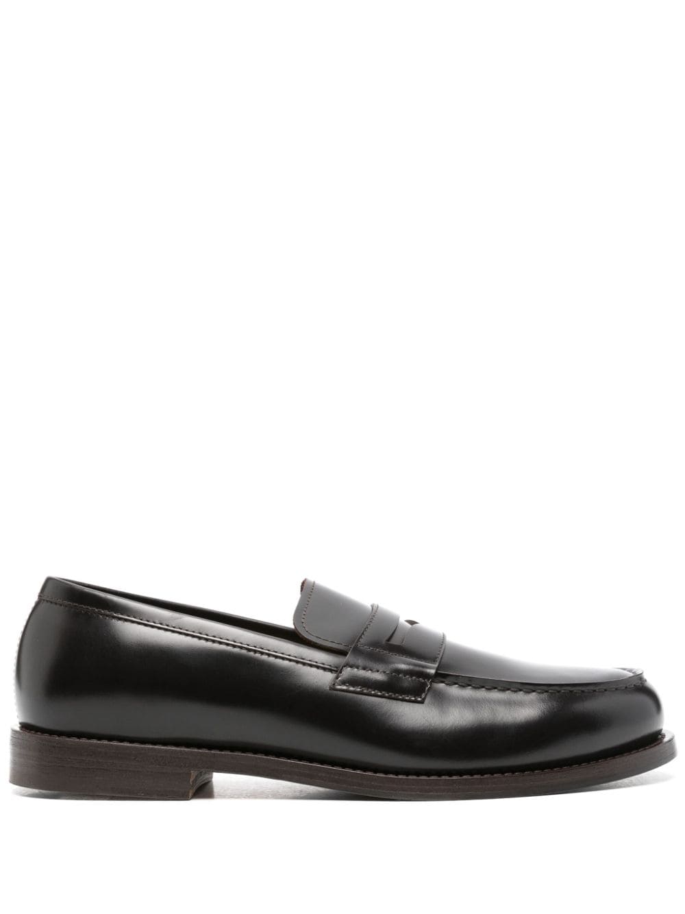 Henderson Baracco plain leather loafers - Brown von Henderson Baracco