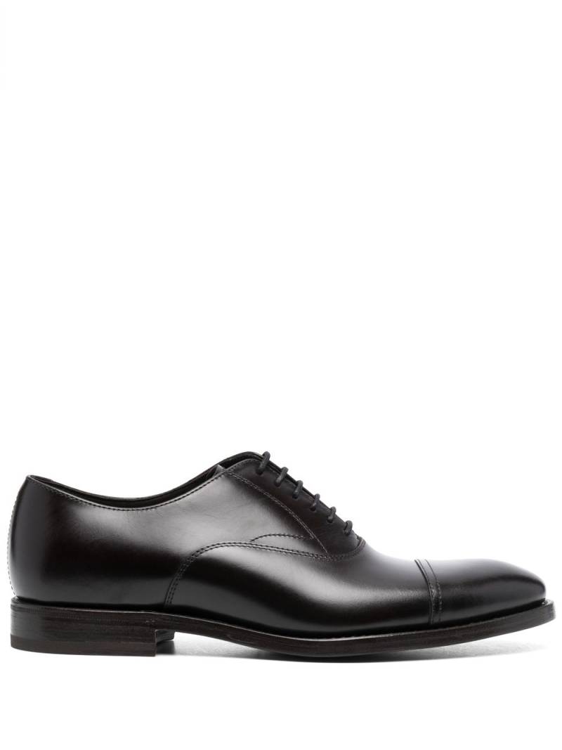 Henderson Baracco polished-finish leather Oxford shoes - Black von Henderson Baracco