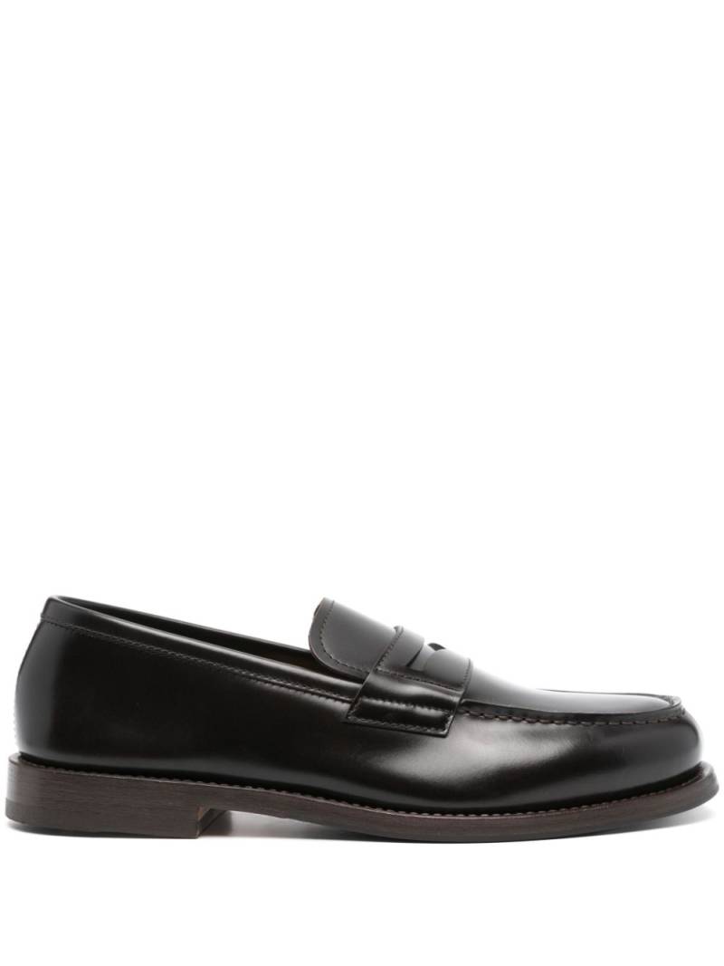 Henderson Baracco round-toe leather loafers - Brown von Henderson Baracco