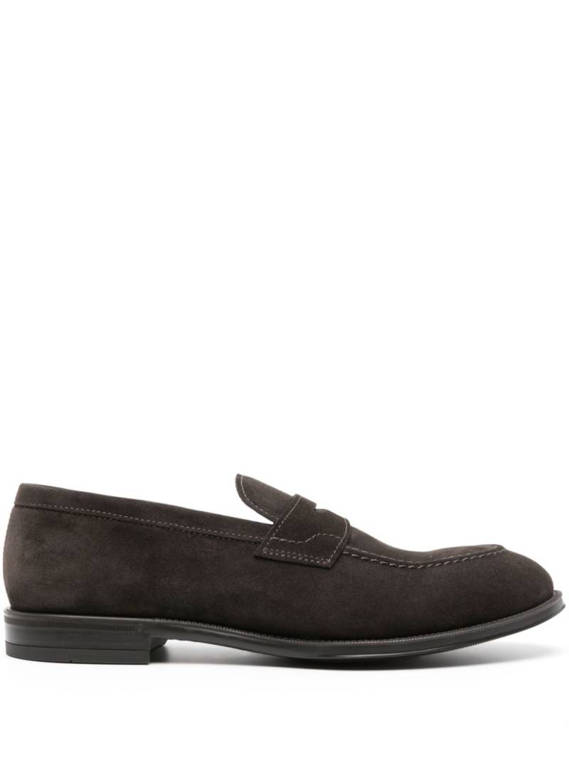 Henderson Baracco suede penny-slot loafers - Brown von Henderson Baracco