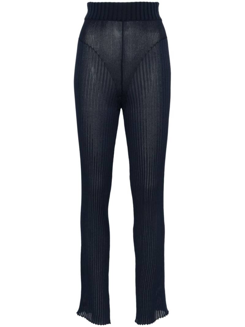 Henrik Vibskov Bell high-waist leggings - Blue von Henrik Vibskov