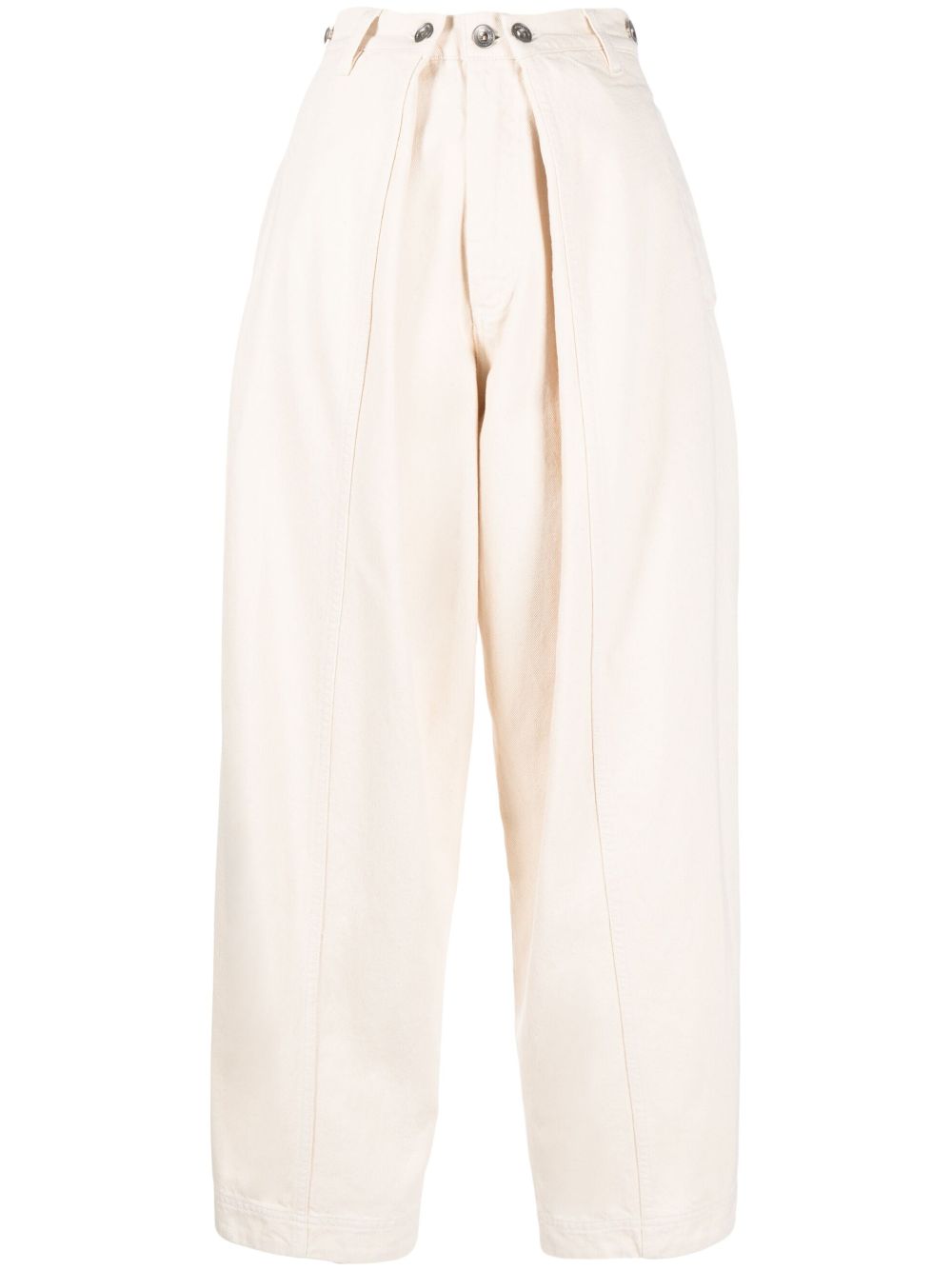 Henrik Vibskov Canned box-pleat tapered trousers - Neutrals von Henrik Vibskov