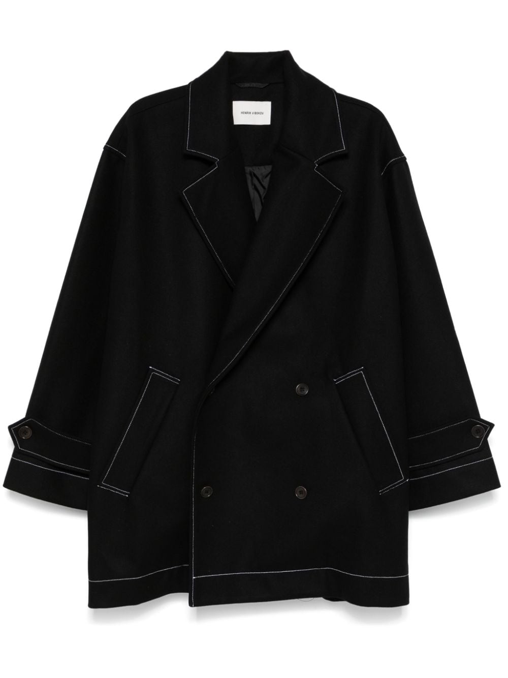 Henrik Vibskov Dimout coat - Black von Henrik Vibskov