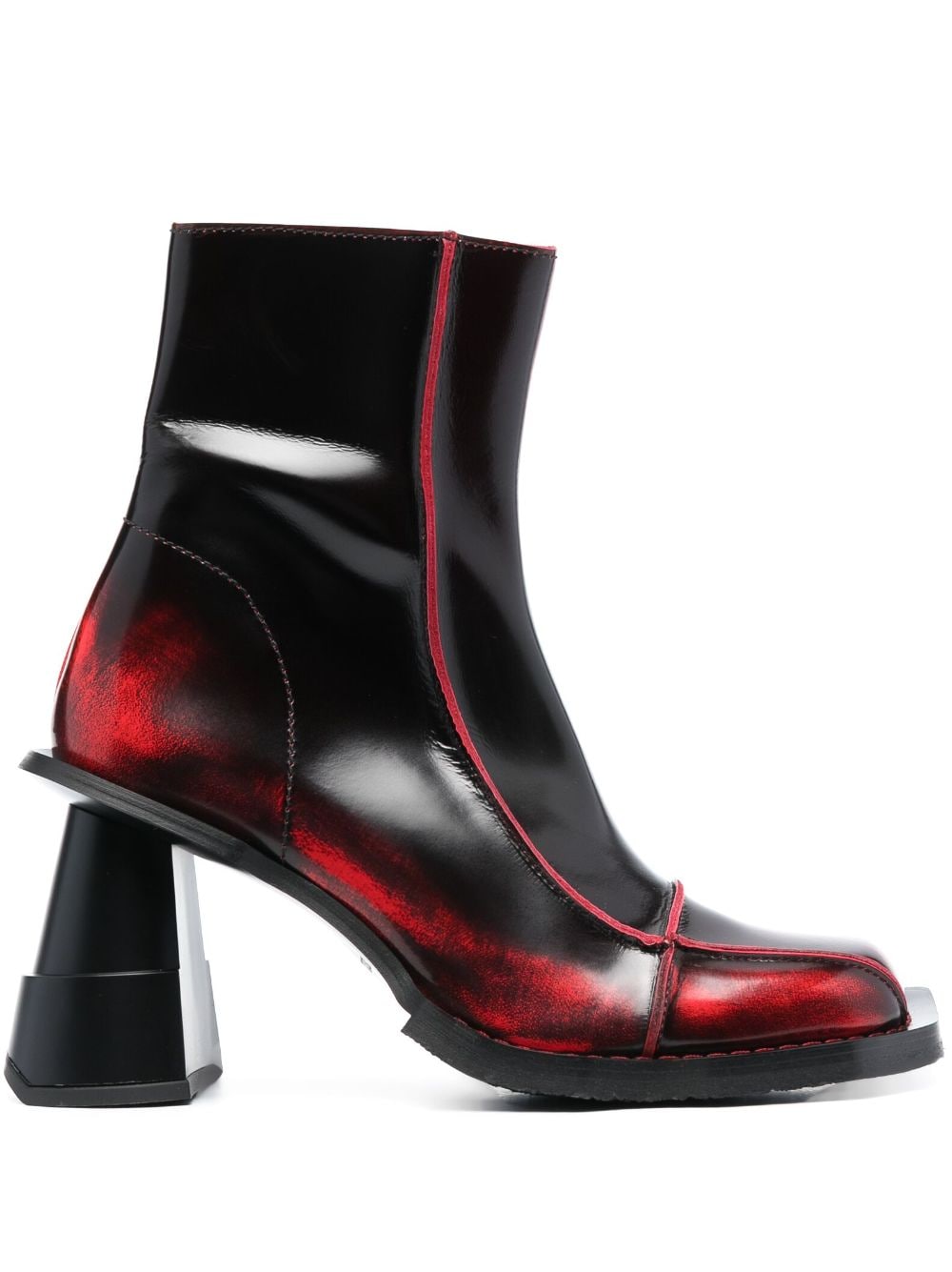 Henrik Vibskov Elle Driver Heel 100mm leather boots - Red von Henrik Vibskov