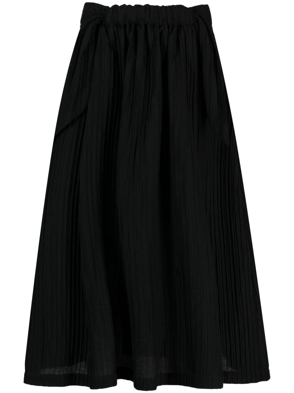 Henrik Vibskov Fest ribbed cotton skirt - Black von Henrik Vibskov