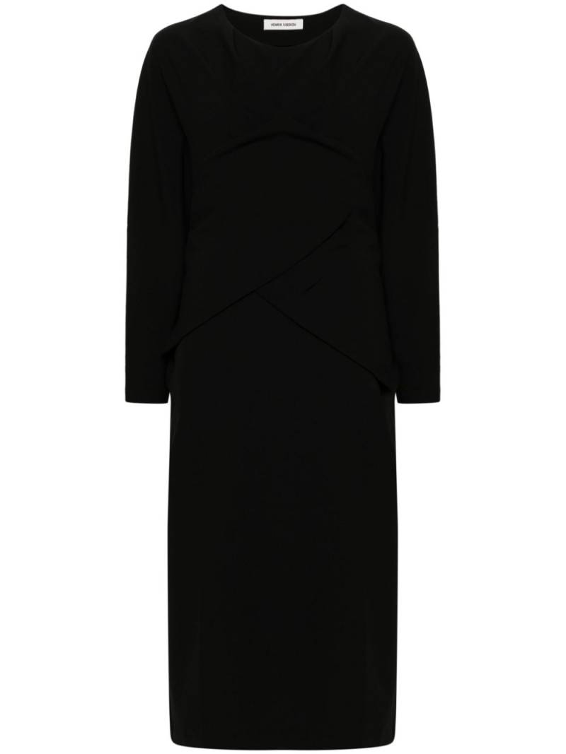 Henrik Vibskov Hazi midi dress - Black von Henrik Vibskov