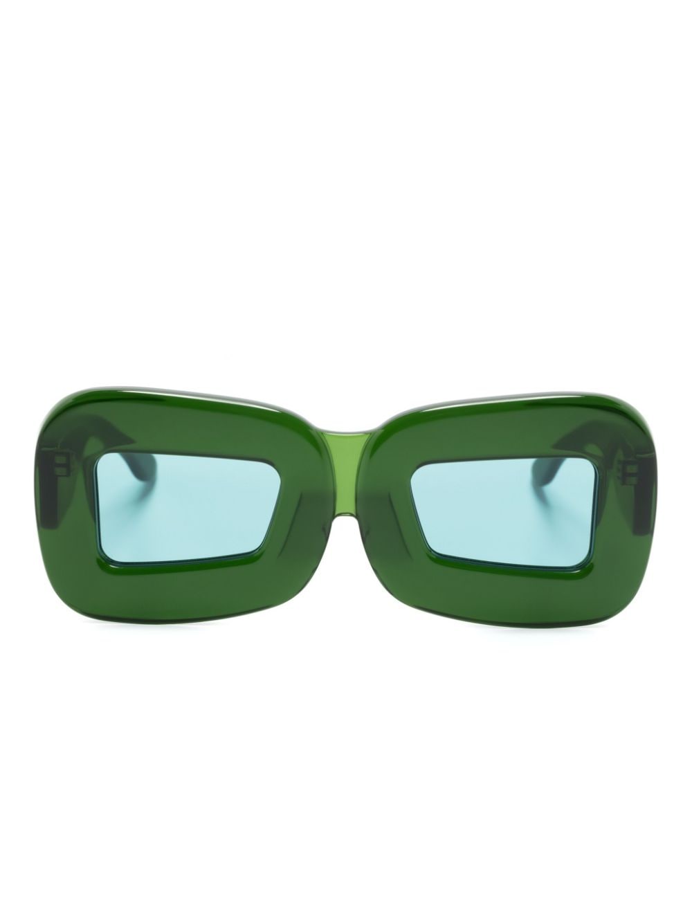 Henrik Vibskov Marla oversize-frame sunglasses - Green von Henrik Vibskov