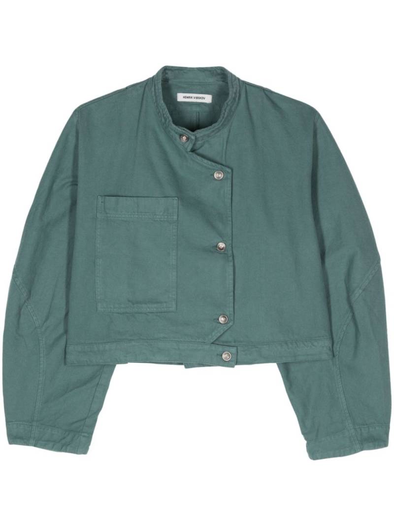 Henrik Vibskov Moon denim jacket - Green von Henrik Vibskov