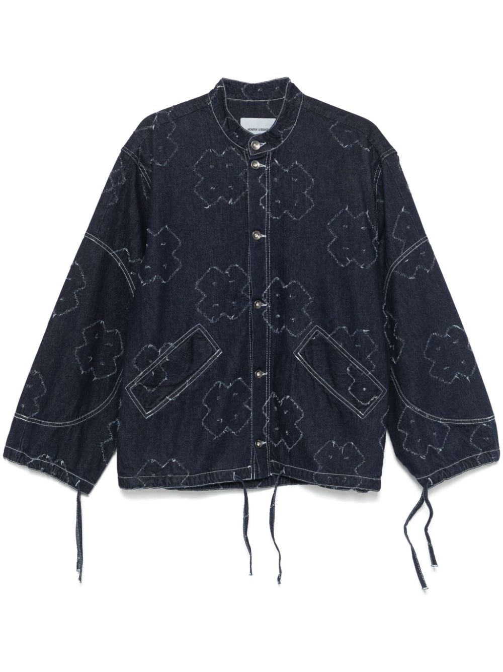 Henrik Vibskov Smiley denim jacket - Blue von Henrik Vibskov