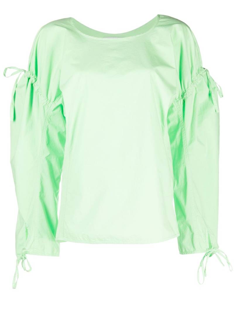 Henrik Vibskov Tapas round-neck cotton blouse - Green von Henrik Vibskov