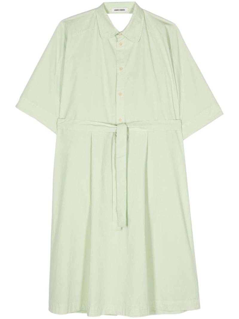 Henrik Vibskov Transfer poplin midi shirt dress - Green von Henrik Vibskov