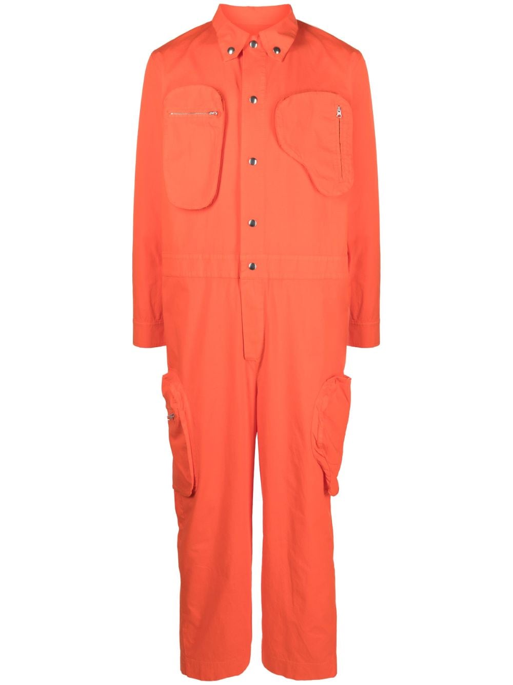 Henrik Vibskov Whisk pockets long-sleeve jumpsuit - Orange von Henrik Vibskov