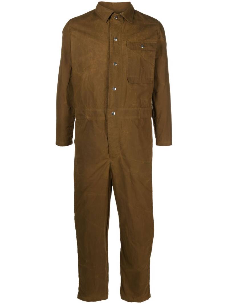 Henrik Vibskov long-sleeve cotton jumpsuit - Brown von Henrik Vibskov