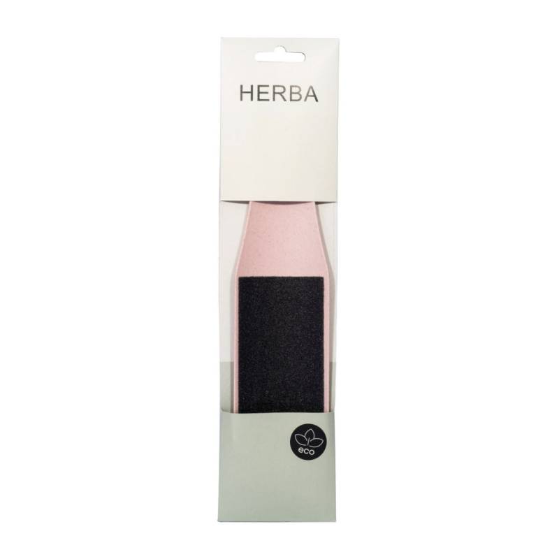 Herba - Doppelfussfeile, Weizenstroh pink von Herba