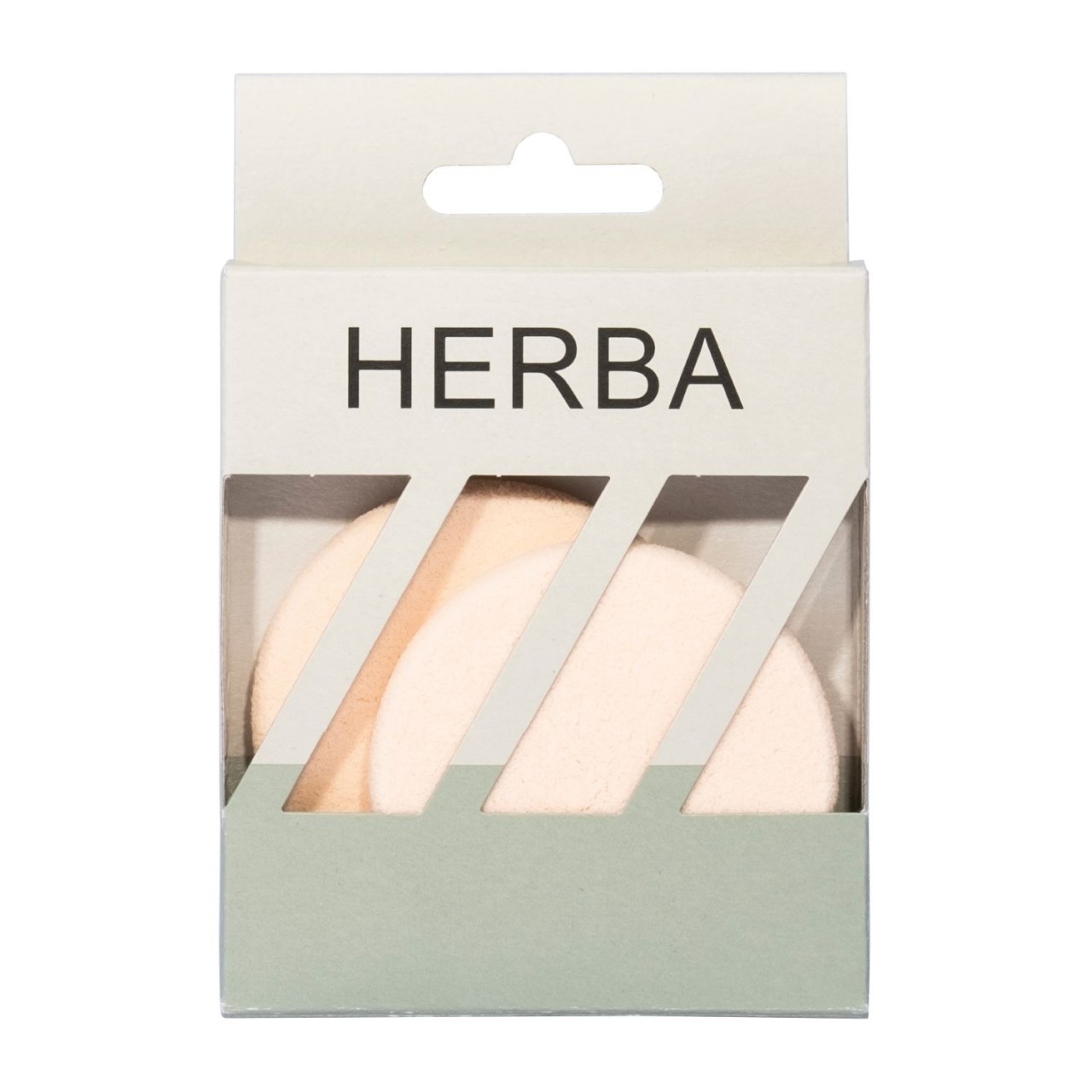 Herba - Make-up Schwämmchen rund beige 2 Stk. von Herba