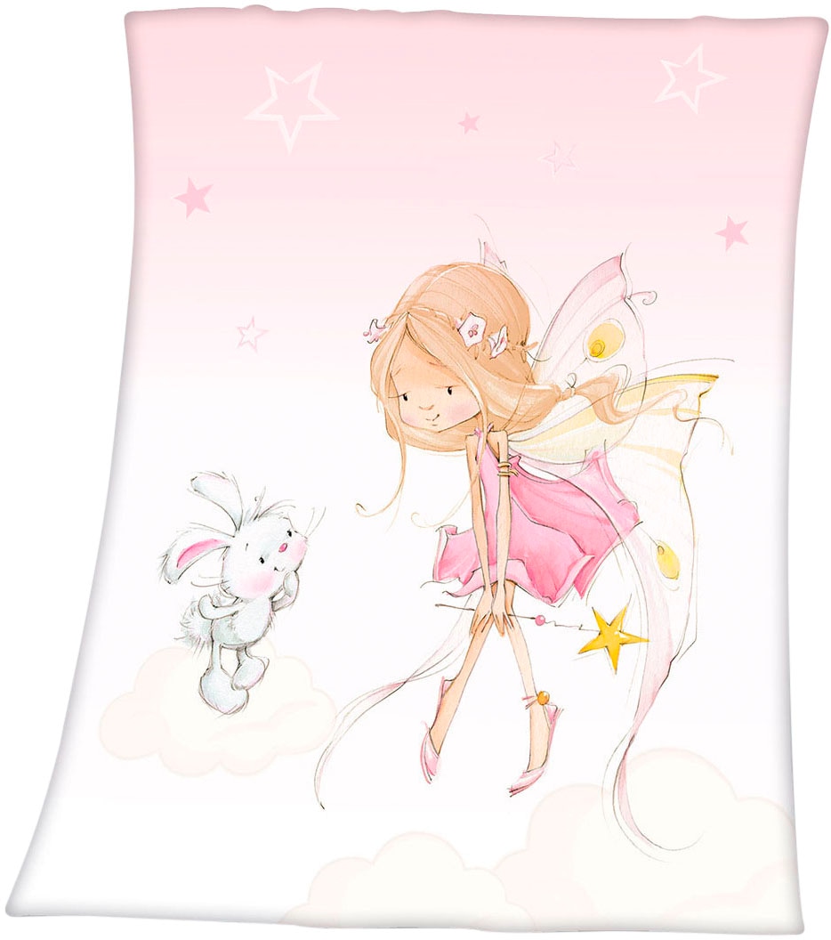 Herding Young Collection Kinderdecke »Little Fairy«, liebevolles Motiv von Herding Young Collection