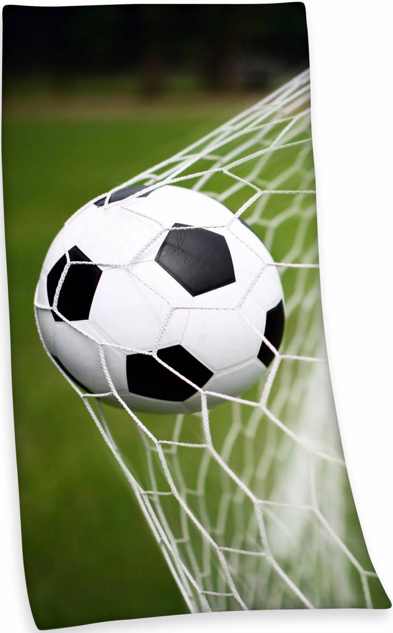 Herding Badetuch »Fussball«, (1 St., Badetuch 75 x 150 cm), mit Fussballmotiv von Herding