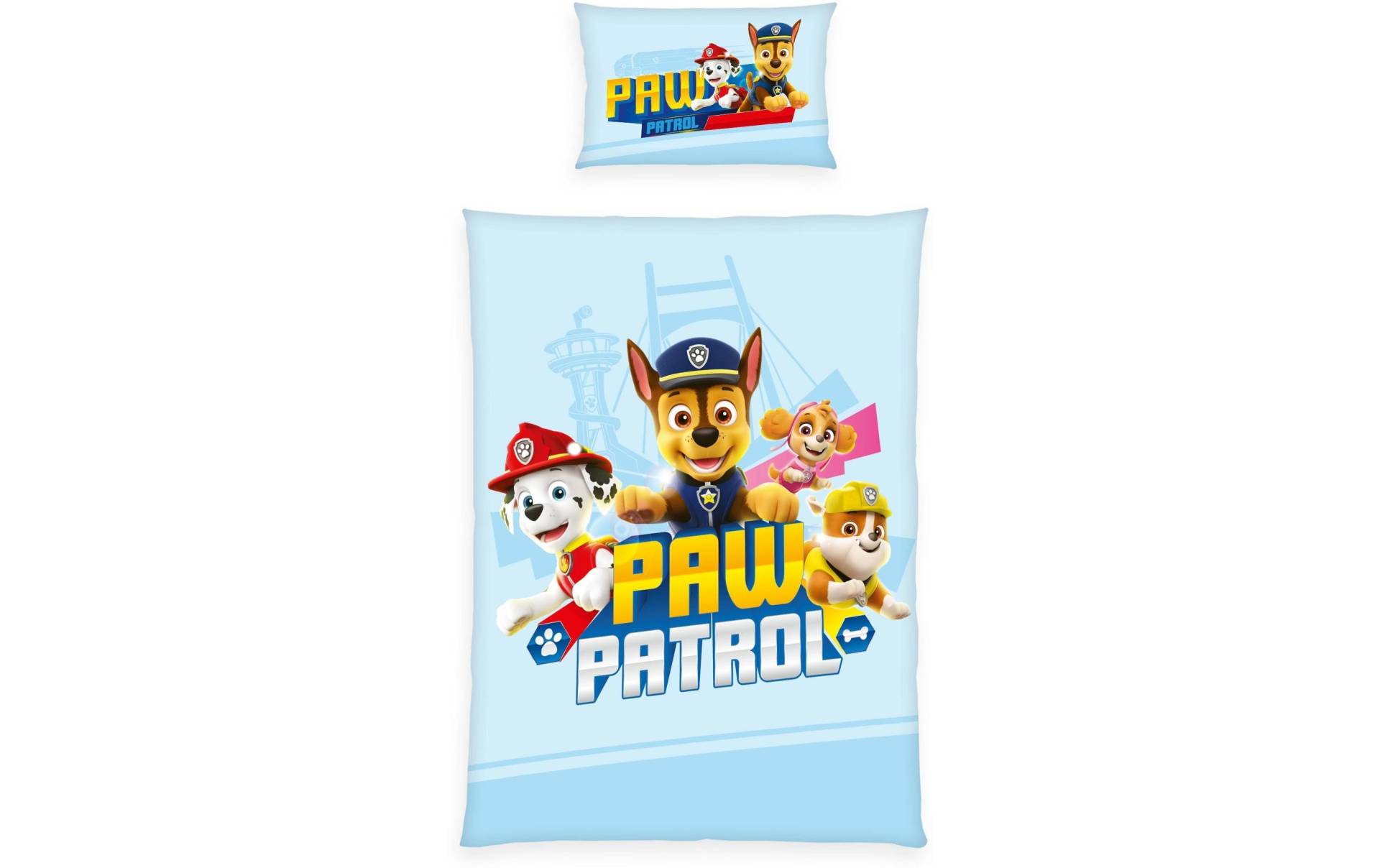 Herding Kinderbettwäsche »Paw Patrol 100 x 135 cm + 40 x 60 cm« von Herding