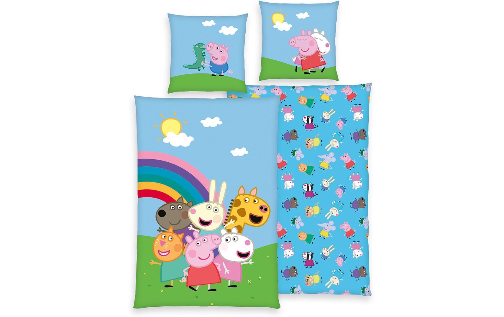 Herding Kinderbettwäsche »Peppa Pig 160 x 210 cm« von Herding