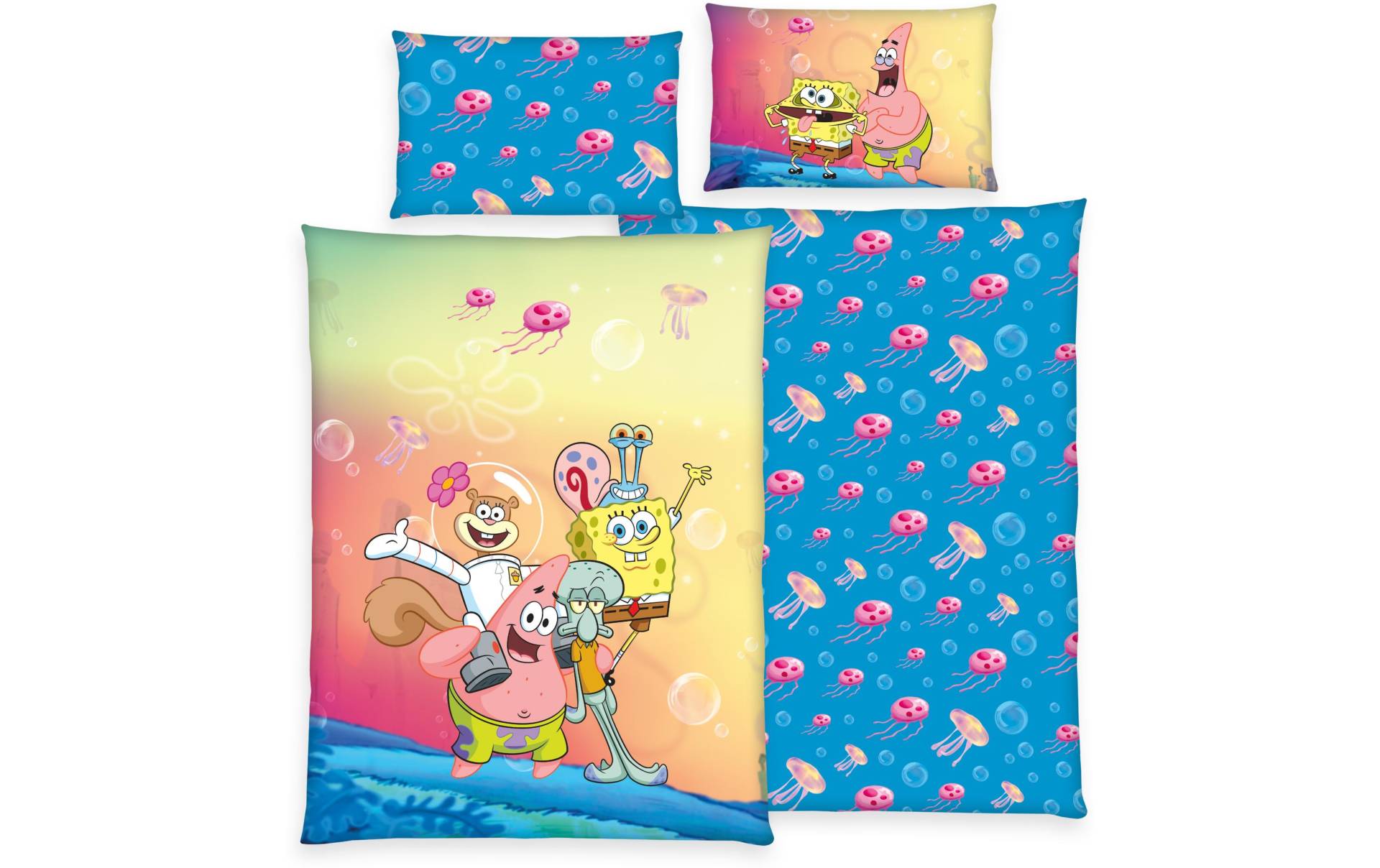 Herding Kinderbettwäsche »Spongebob 160 x 210 cm« von Herding