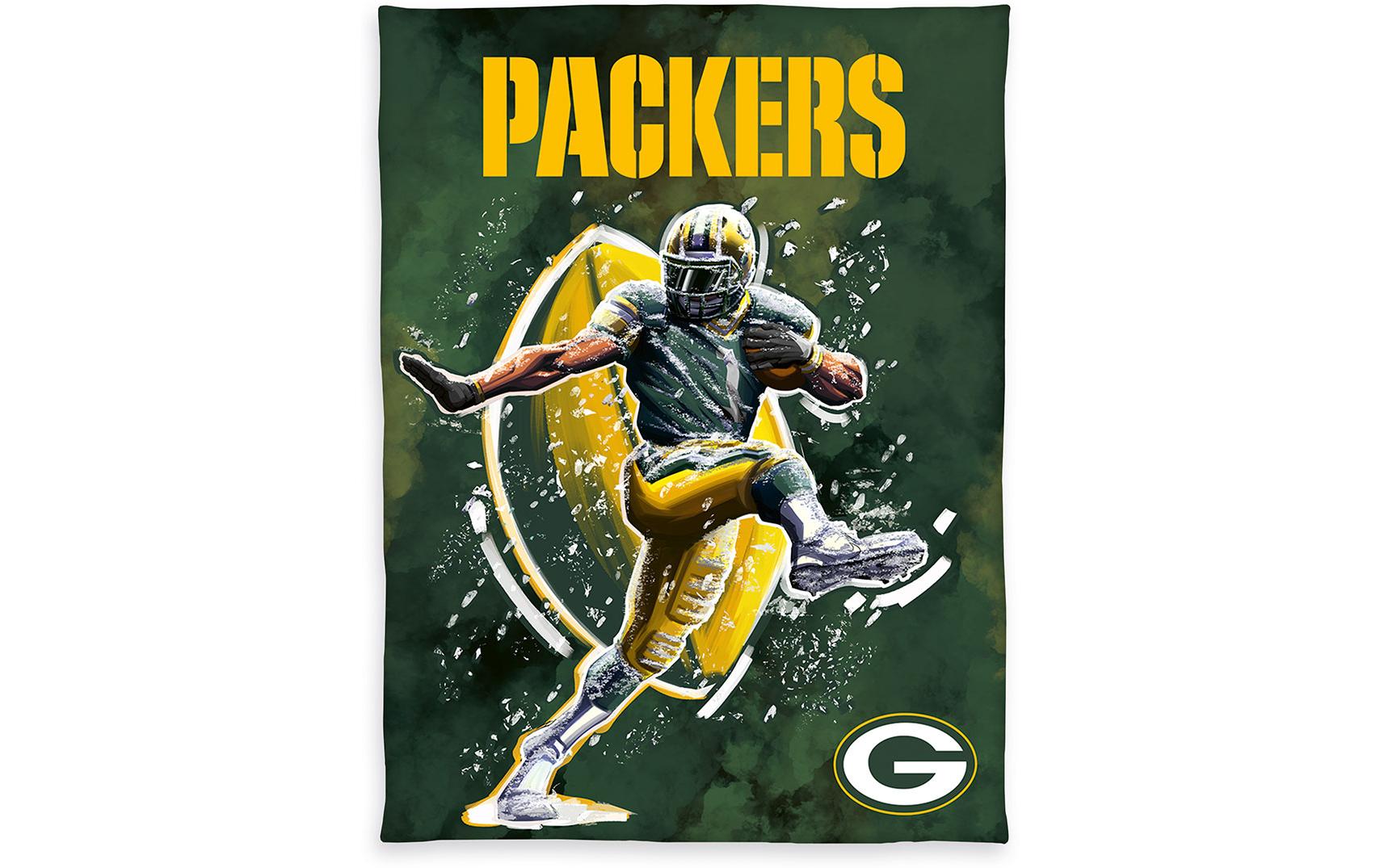 Herding Wohndecke »NFL Packers 150 x 200 cm« von Herding