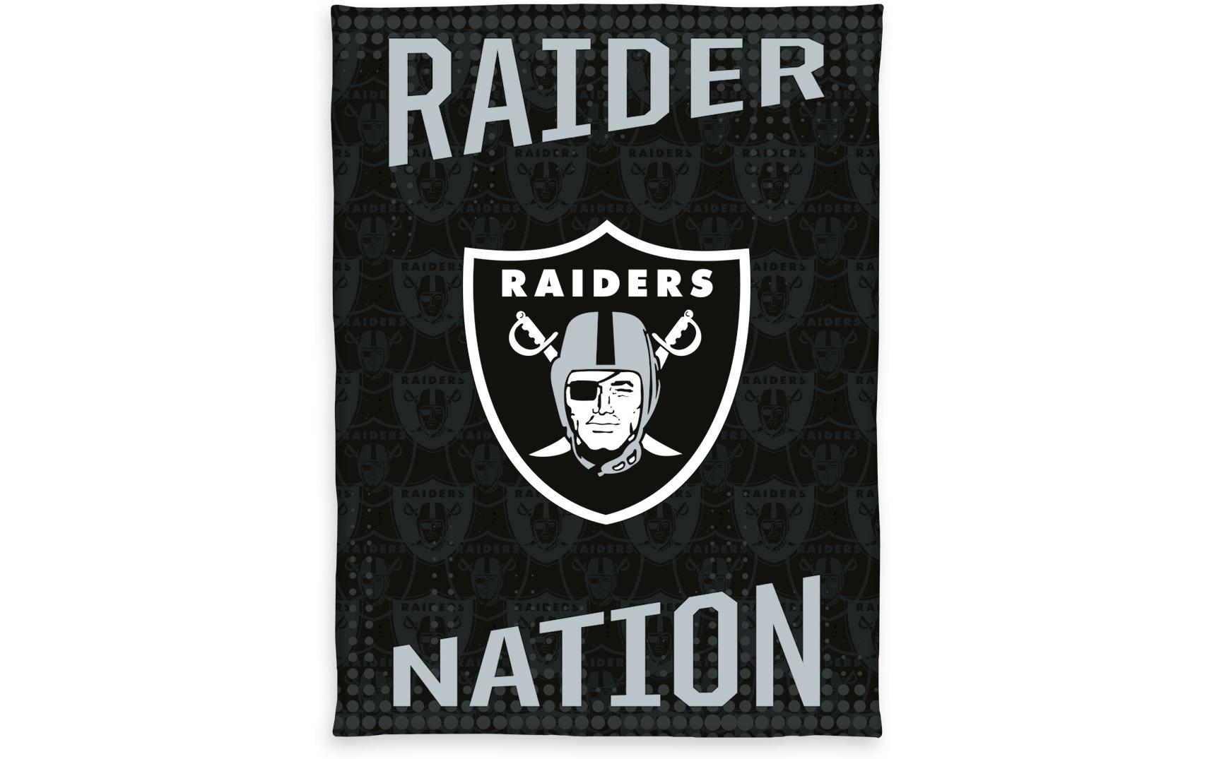 Herding Wohndecke »NFL Raiders 150 x 200 cm« von Herding