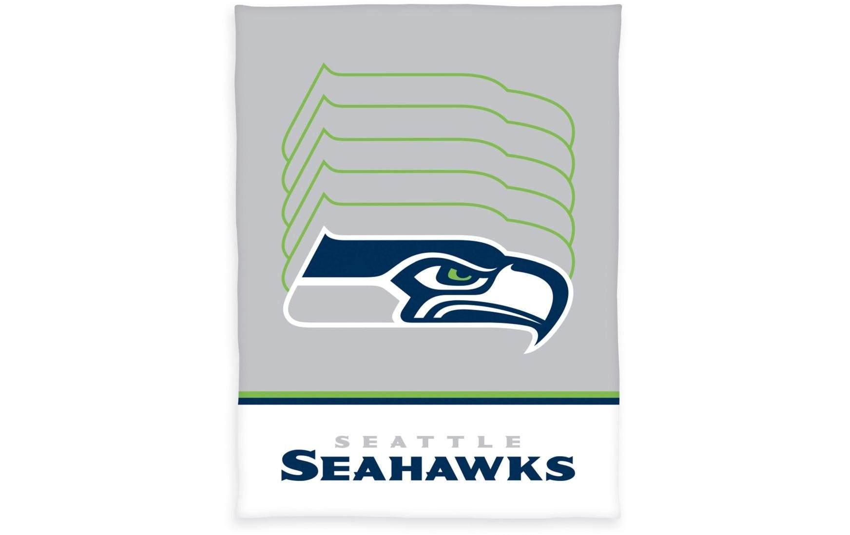 Herding Wohndecke »Seattle Seahawks 150 x 200 cm, Mehrfarbig« Herding Wohndecke »Seattle Seahawks 150 x 200 cm, Mehrfarbig« von Herding